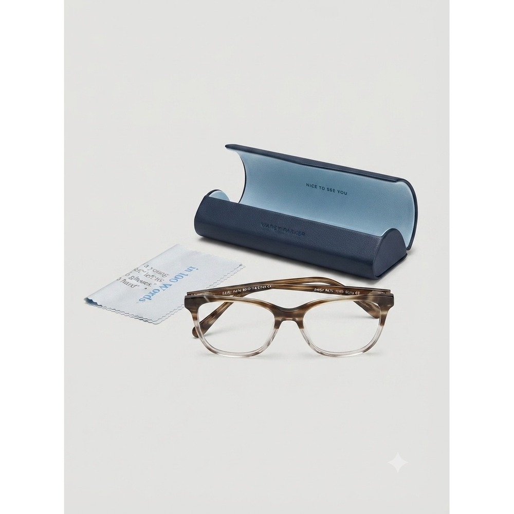 Warby Parker Daisy N 615 Eyeglasses Tortoise Clear Two Tone Cat Eye Frames 50-15
